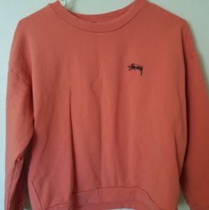 Orange Stüssy Pullover